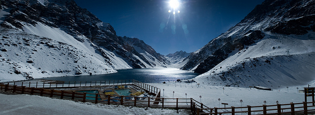 laguna inca. Chile