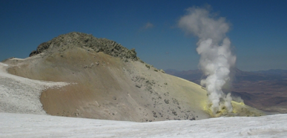 Fotos von Besteigungen der Vulkane von Chile