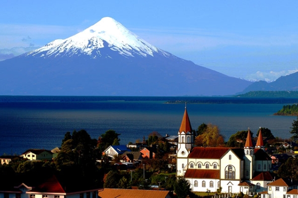 Tourismus in Araucania und dem Seengebiet von Chile