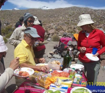 Pic Nic en el Pueblo de Parinacota