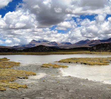 Mirador lagunas Cotacotani.